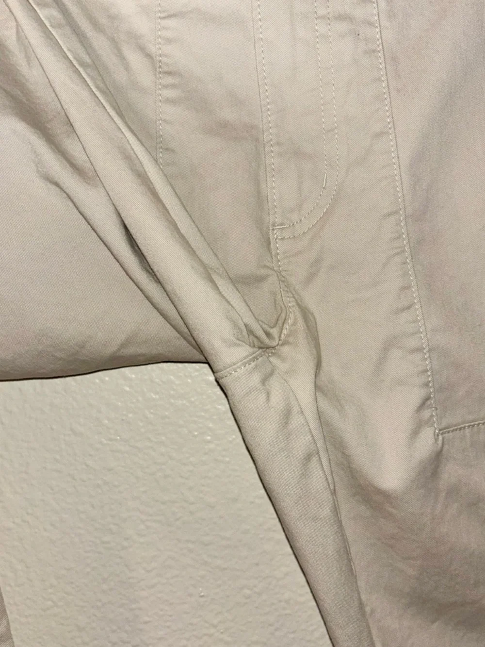 Columbia Women's Utility Pants Straight leg Cargo Pocket Size 10 cream/beige